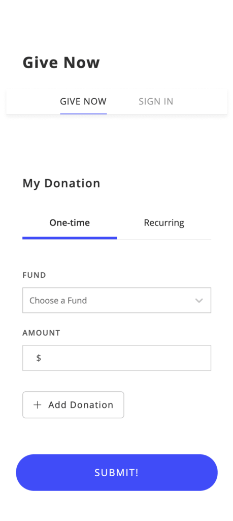 giving example